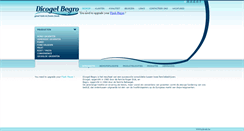 Desktop Screenshot of dicogel.be